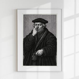 Lustig Badezimmer Kunstdruck | Portrait mit Nase Pinch | Vintage Badezimmer Wandkunst | Badezimmer Dekor | Humorvolles Badezimmerschild