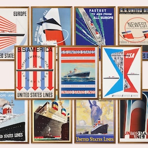 希少 70's 80's vintage UNITED STATES LINES 希少 70's 80's vintage UNITED STATES LINES