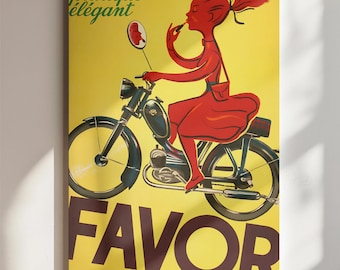 アール・デコ vintage poster 1925年パリ・アールデコ展ポスター：額入りまたはキャンバス