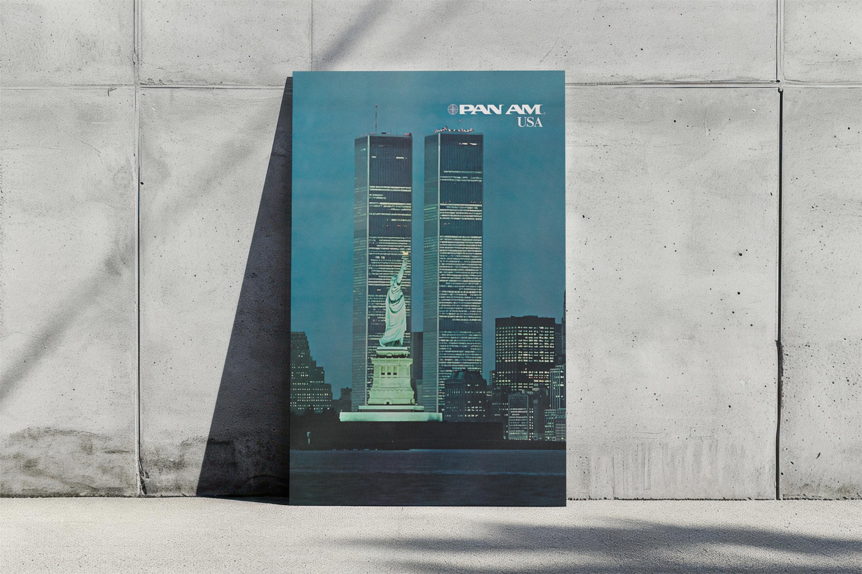 新品 80年代 ビンテージニューヨーク ツインタワー 自由の女神　額装　額縁付き World trade center - Etsy 日本
