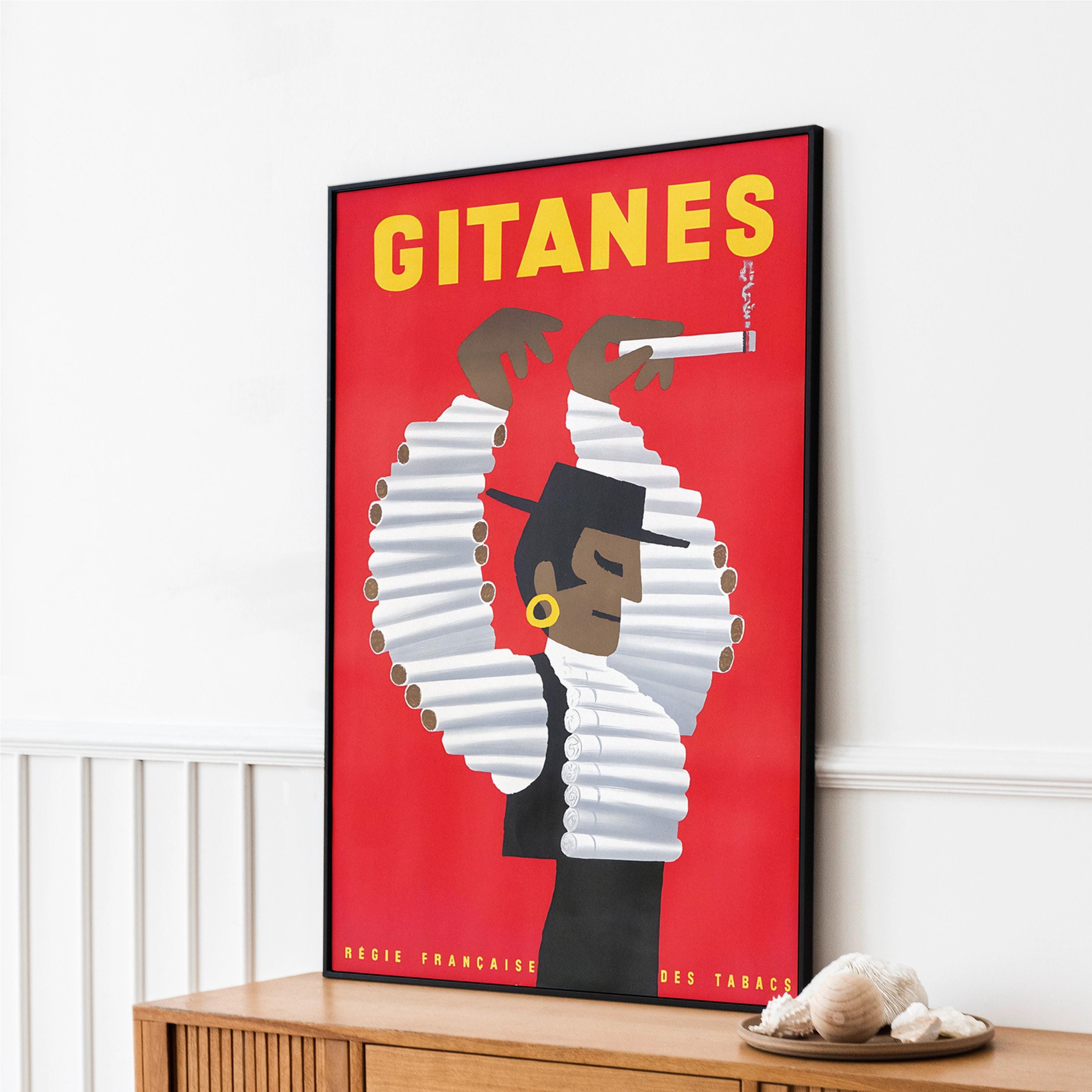 【ヴィンテージポスター】yoldjoglou　GITANES ジタン ヴィンテージポスター】yoldjoglou GITANES ジタン