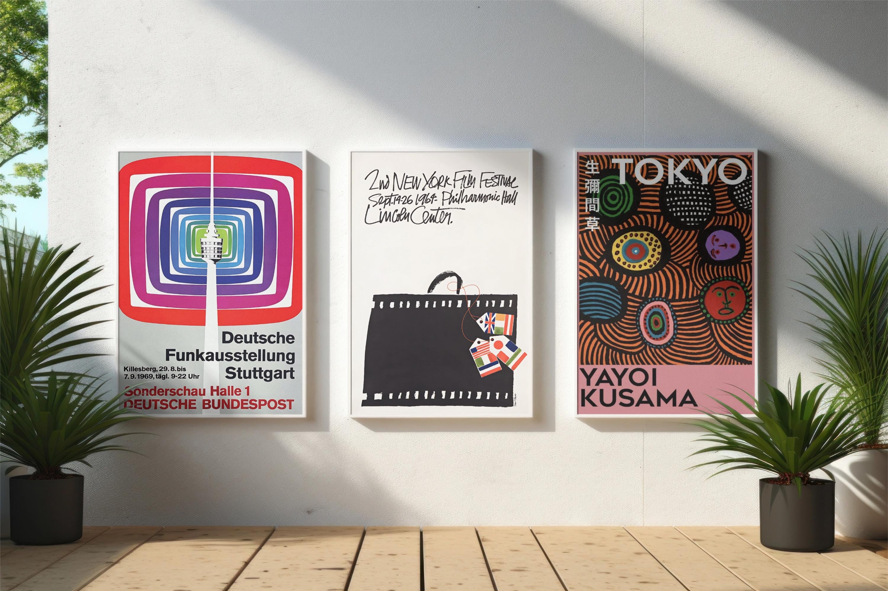 Vintage New York Film Festival Poster Print, 1964 Lincoln