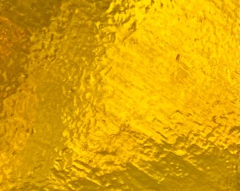 Kokomo Transparent Yellow Stained Glass Sheet Panel
