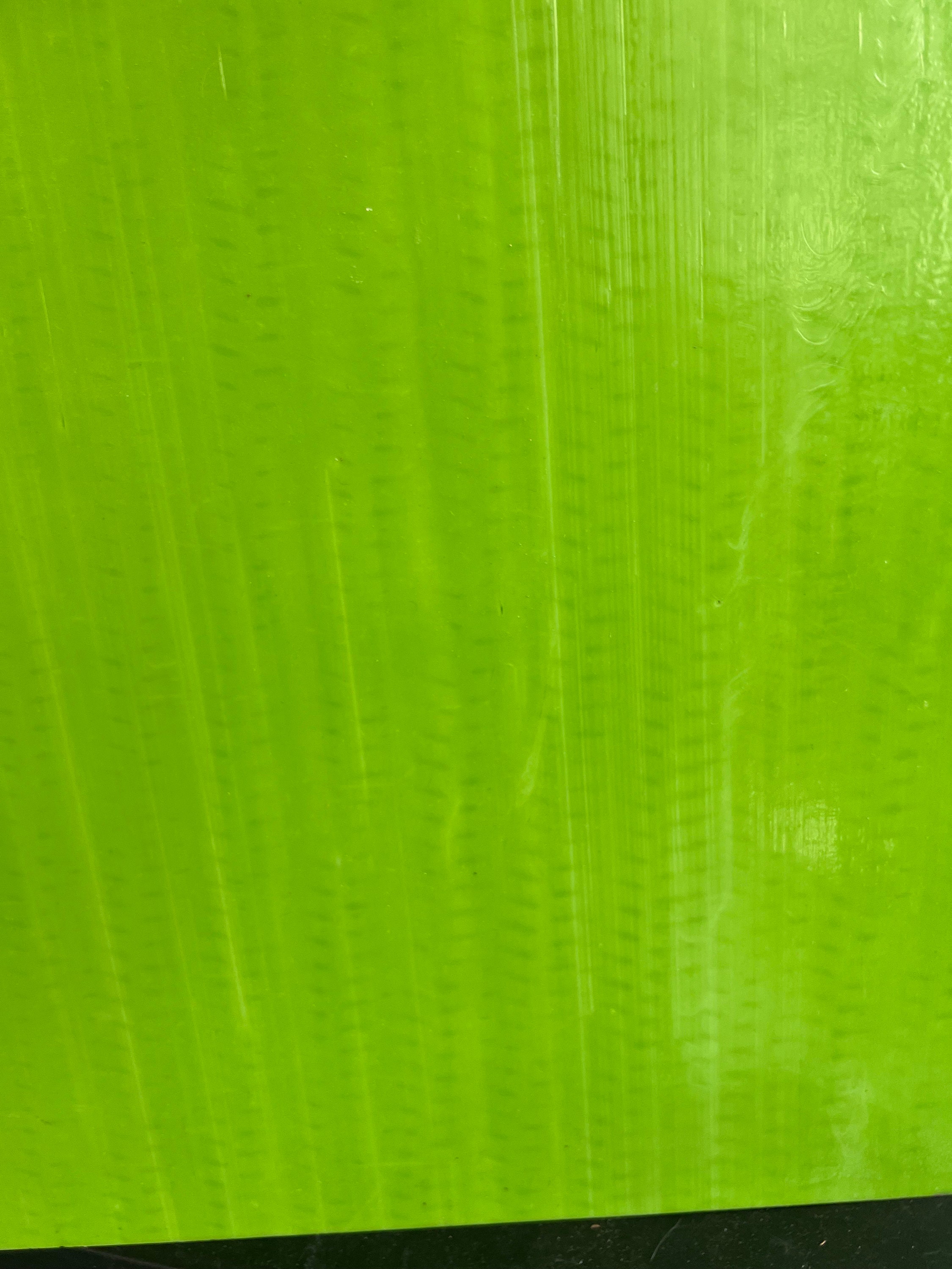 Vintage Lime Green Stained Glass Sheet Panel 90 COE With Slight