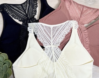 Amanda Comfy Racerback Boho Bralette