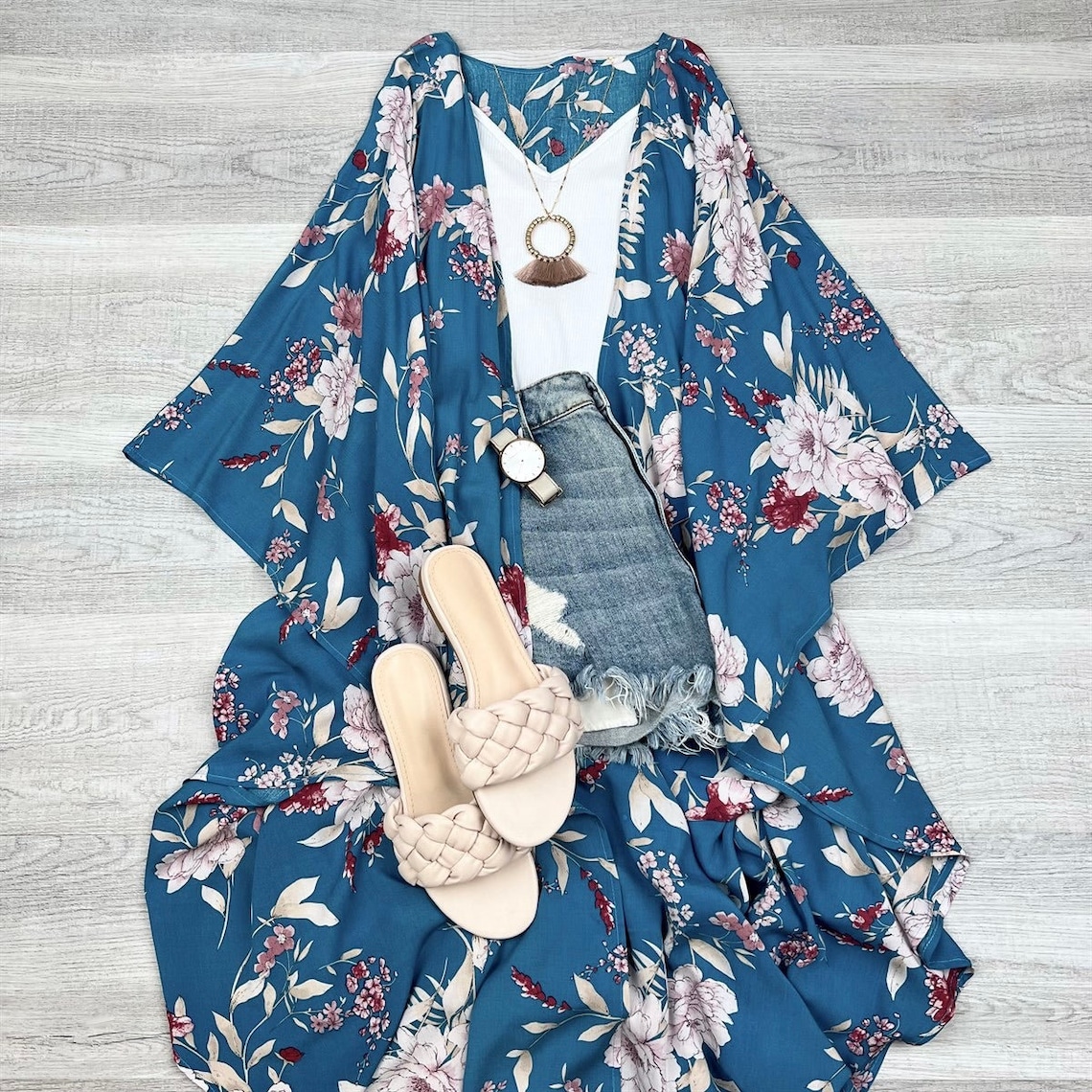 Japanese Kimono Butterfly Girl T-shirt SD02626 main image 1