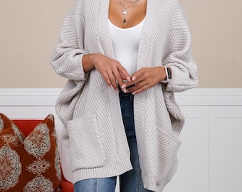 Catalina Ribbed Knit Cardigan