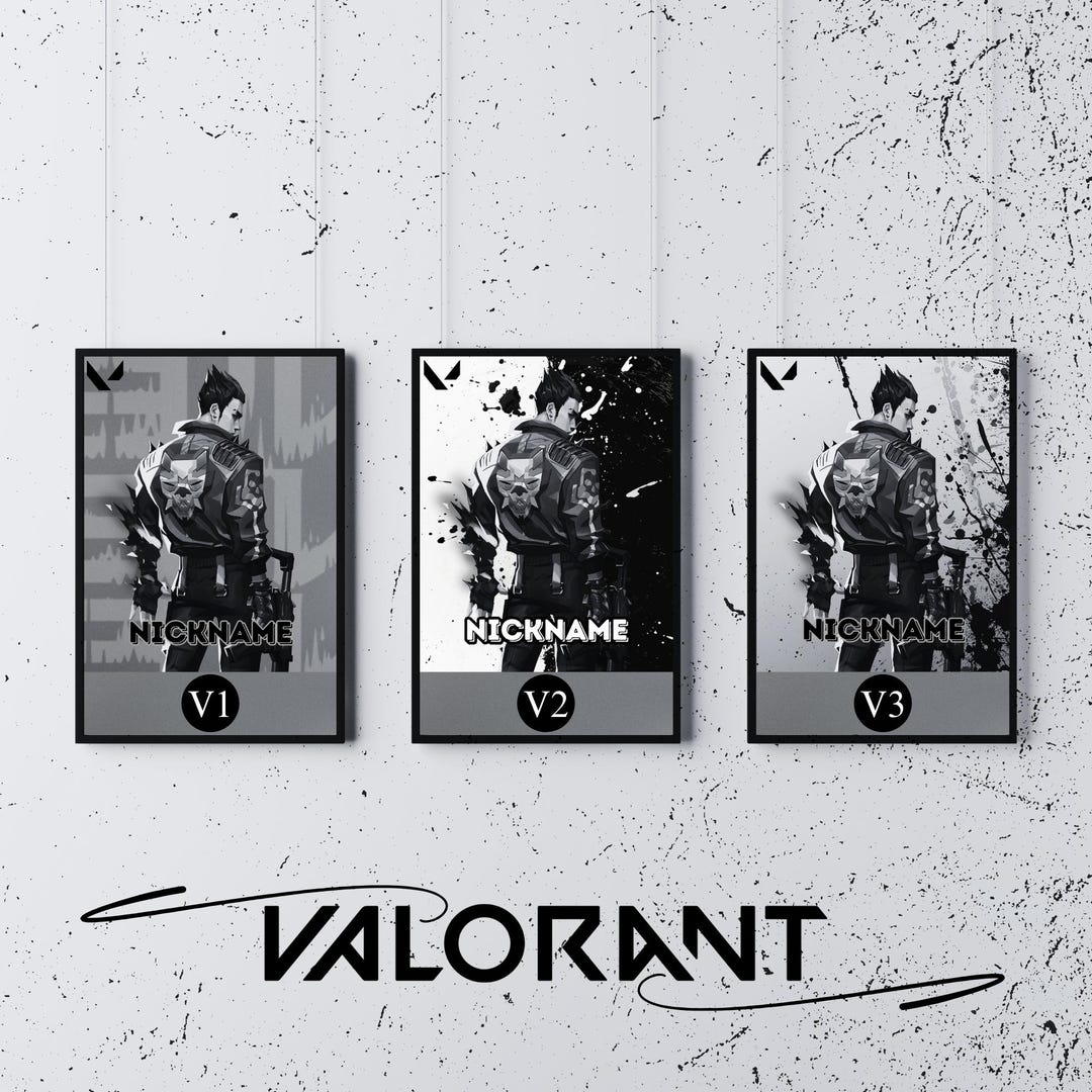 yoru様 オーダーページ Yoru Valorant Poster: Custom Gaming Room Decor (digital Download