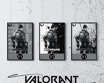 Yoru Valorant Poster: Custom Gaming Room Decor (Digital Download)