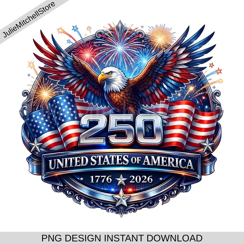 Usa 250th Anniversary Dtf - Etsy