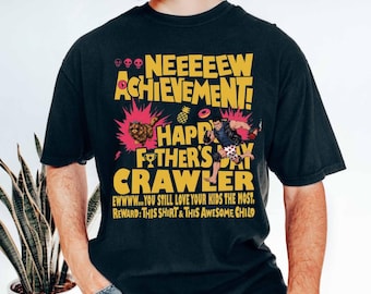 Camiseta Dungeon Crawler Carl para o Dia dos Pais, Camiseta Comfort Colors, Camiseta de Conquista do Papai, Camisetas para Fãs de DCC, Presente Divertido para Pais Fãs de LitRPG