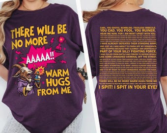 Comfort Colors® Two Side Prepotente No More Warm Hugs Dungeon Crawler Carl Shirt, Princess Donut Tee, Sci-fi Fantasy, Book Lover Gift