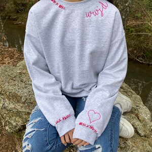 WWJD and Amen Reversible Mock Neck Sweatshirt