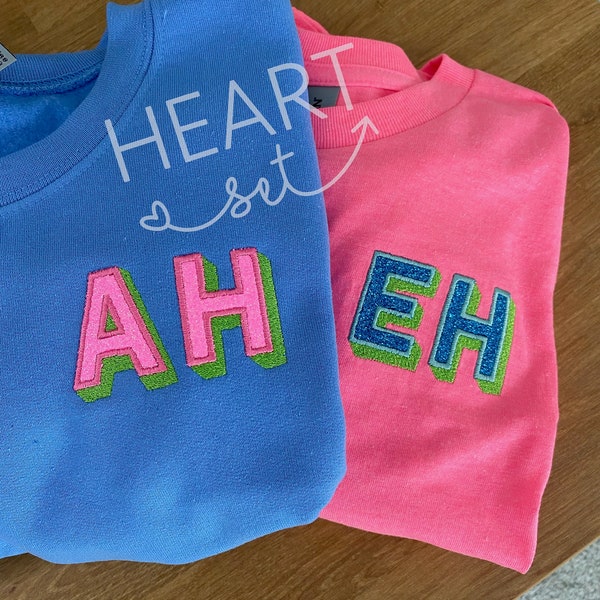 Custom Neon Sweatshirt Etsy