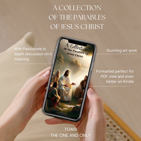 Digital eBook A Collection of The Parables of Jesus Christ- In-Depth Analysis, Spiritual Guide, Scripture Study, God's word Christian eBook