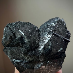 Black Tourmaline Quartz Tourmaline Inclusion Quartz Tourmaline in Quartz Brazil Tourmaline Crystal Specimen Quartz Tourmaline Specimen