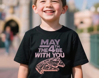 Star Wars Day-shirt, Disneyworld Star Wars-T-shirt, May the 4th-shirt, May the Force Be With You-shirt, Galaxy's Edge-T-shirt, Millennium Falcon-T-shirt