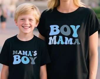 Mama's Boy, Boy Mama, Mama and Me Matching Shirts, Mom and Son Shirt, Mommy and Me Shirt, Mama and Me Tee, Matching Mommy & Baby Bodysuit