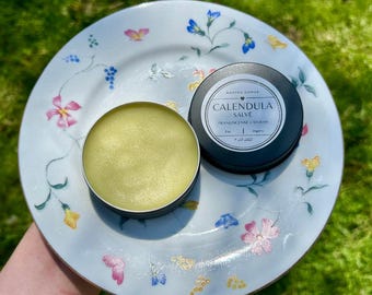Calendula Salve w/ Frankincense and Myrrh | Organic