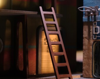 Escalera oxidada a escala 1:18 del Distrito 03 / Para Acid Rain World / Joytoy / TVC / Construcción de mundos / Fotografía de juguetes