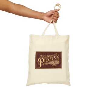 Stardew Valley Pierre&#39;s General Store Cotton Canvas Tote v2 -- Gamer Tote. Gamer Girl Tote. Gaming Gift. Comfy Gamer Tote. Stardew Tote.