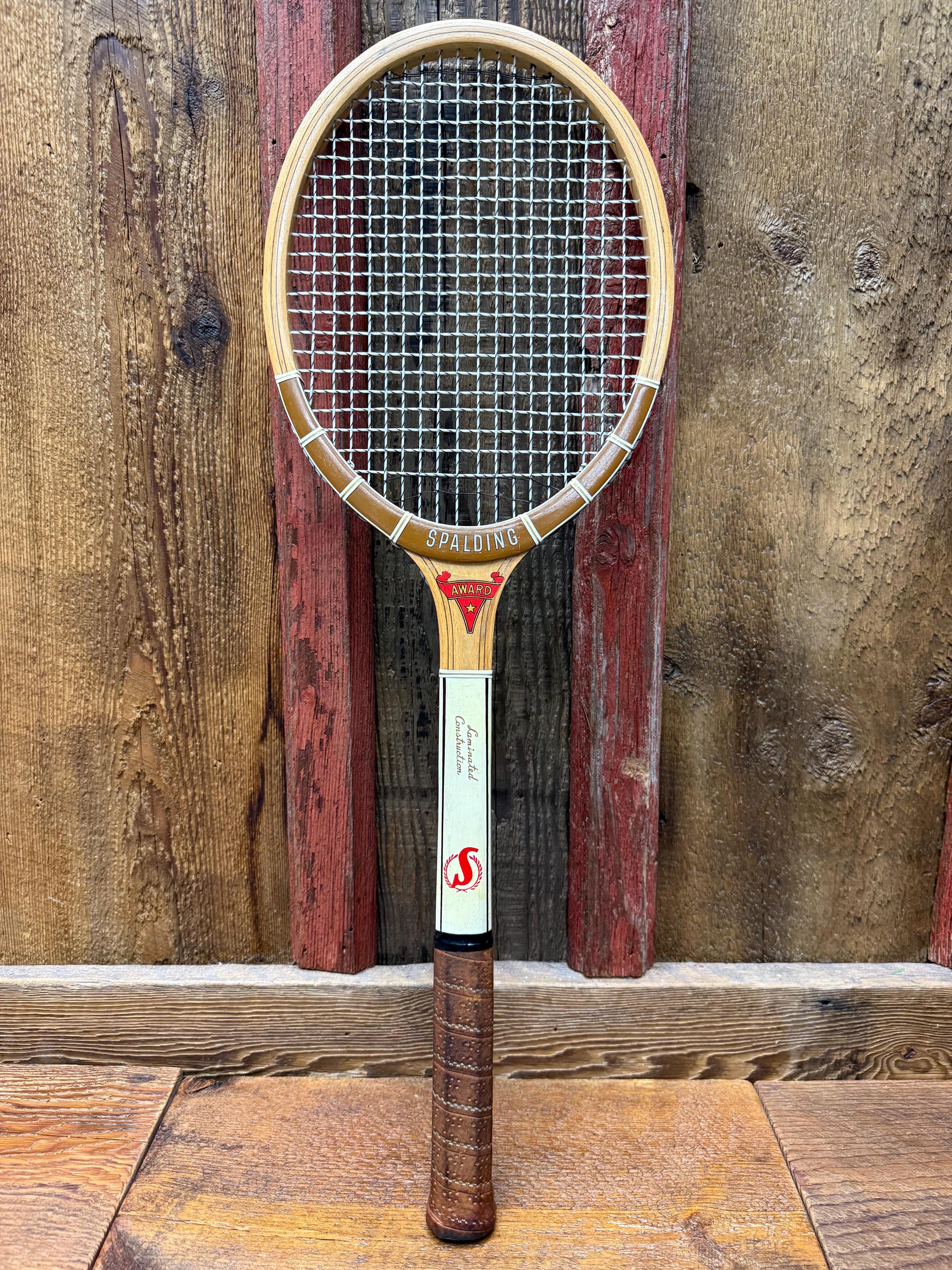 Lot Vintage 2 Raquettes Tennis Spalding WCT Acier + Couvre-chef - Homme