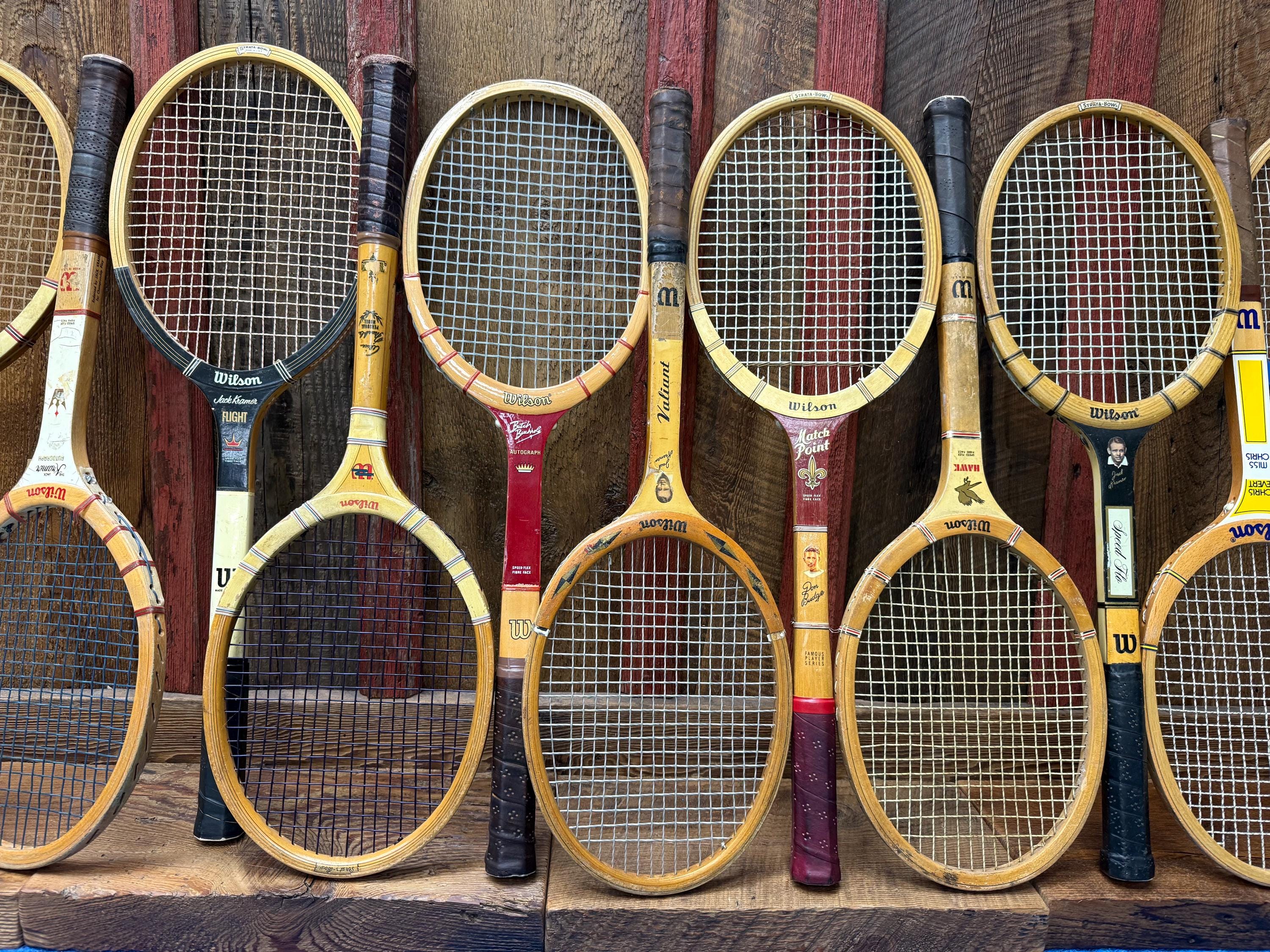 Vintage Wilson Tennis Racket - Etsy