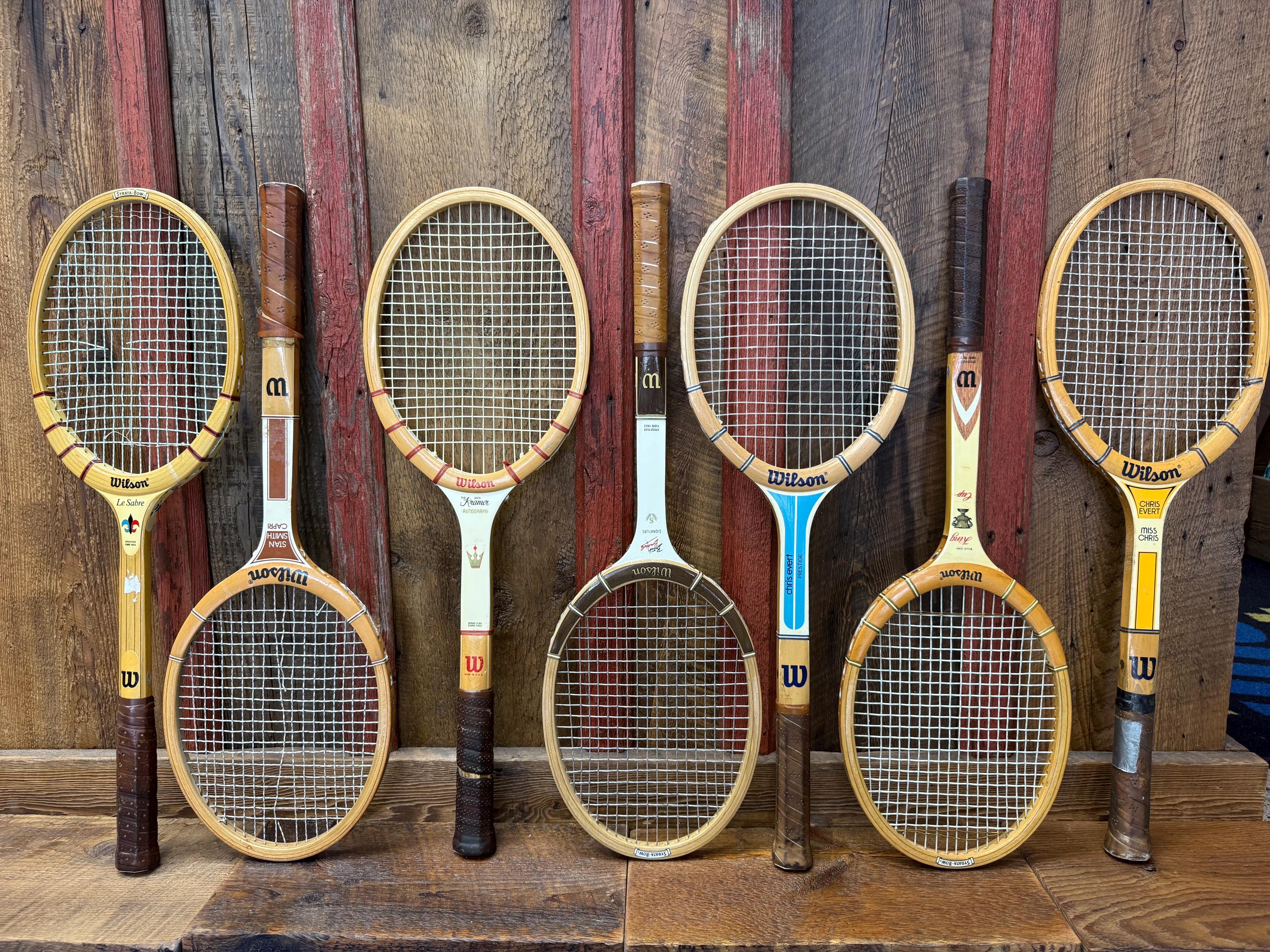 ウィルソン　テニスラケット　昭和レトロ Vintage wilson tennis racket - Etsy 日本