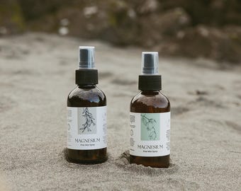 Magnesium Fine Mist Spray - Essential Oils - Magnesium Chloride - Topical Magnesium Oil - Sleep Better - Lavender - Cedarwood - Relax