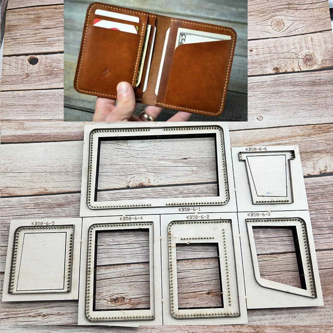 DIY Leather Processing Wallet Die Cutting Mould Mobile Punch Set