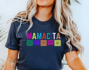 Spaß Mamacita T-Shirt, Geschenk für Mama, perfektes Muttertagsgeschenk, Mamacita Shirt für Frauen, Buntes Mama Shirt, Oma Geschenk, süßes Mama TShirt