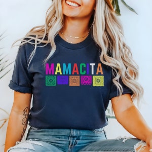 T-shirt Mamacita amusant, cadeau pour maman, cadeau parfait pour la fête des mères, chemise Mamacita pour femme, chemise maman colorée, cadeau grand-mère, t-shirt maman mignonne