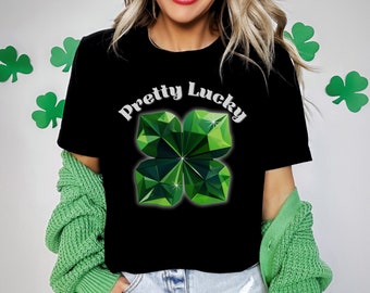 Camisa de niña irlandesa, camisa del día de San Patricio, regalo para mamá, camisa de mamá divertida, camisa de mamá linda, regalo de abuela, camisa de vacaciones, camisa de trébol de la suerte