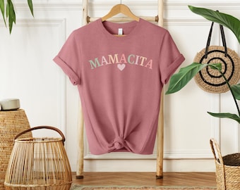 Carina maglietta Mamacita, regalo per la mamma, regalo perfetto per la festa della mamma, camicia Mamacita da donna, camicia mamma colorata, regalo della nonna, maglietta del capo della mamma