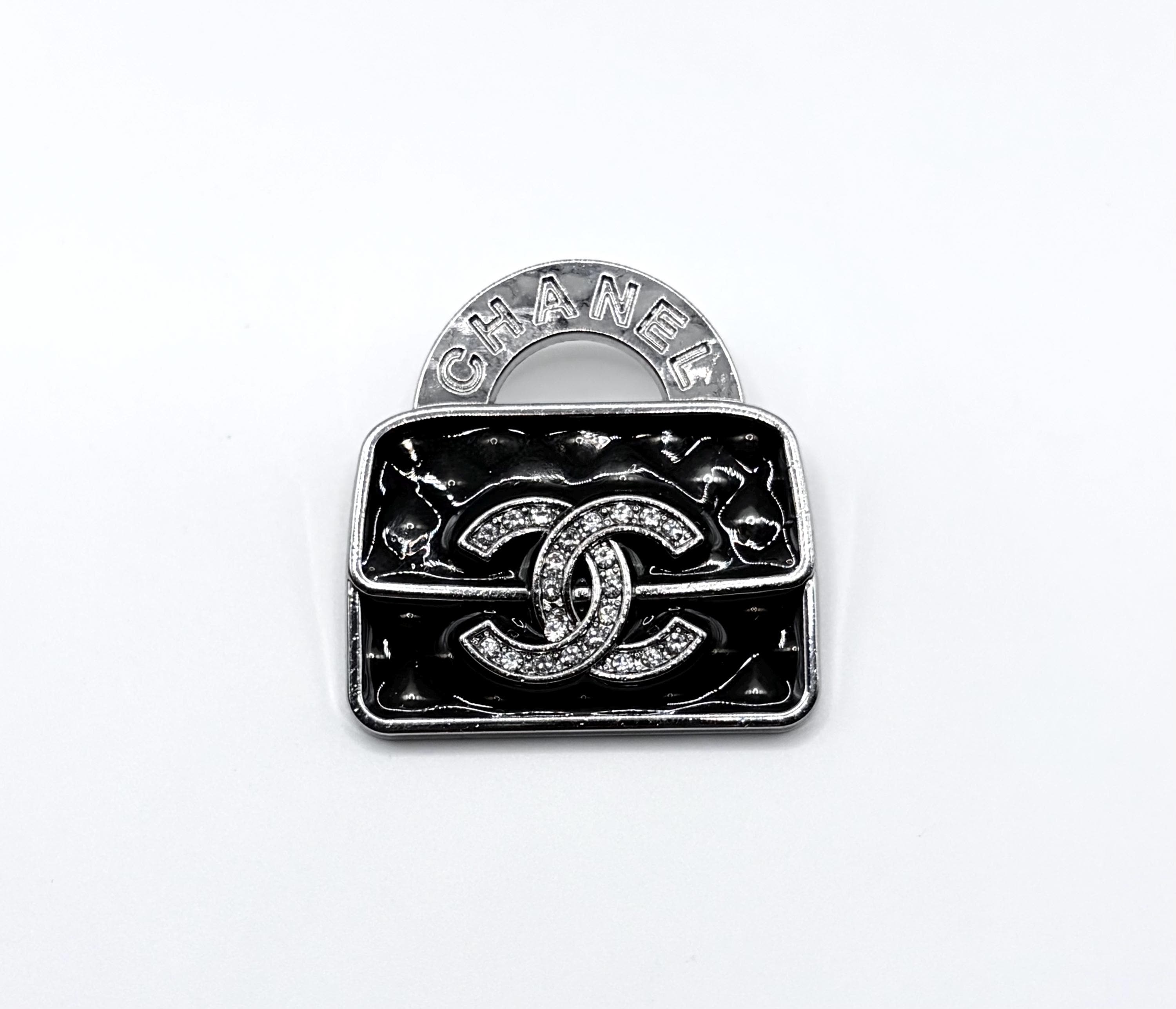 （vintage）　CHANEL ブローチsilver Silver Vintage Chanel Brooch - Etsy