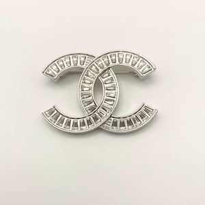 Chanel Brooch Silver - Etsy Hong Kong