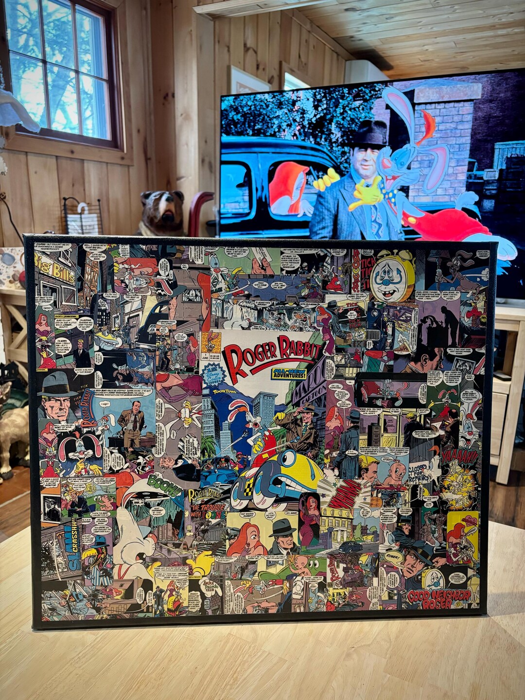 Roger Rabbit Toontown #1 Comic Clipping Wall Art | Disney Series 1990 ...