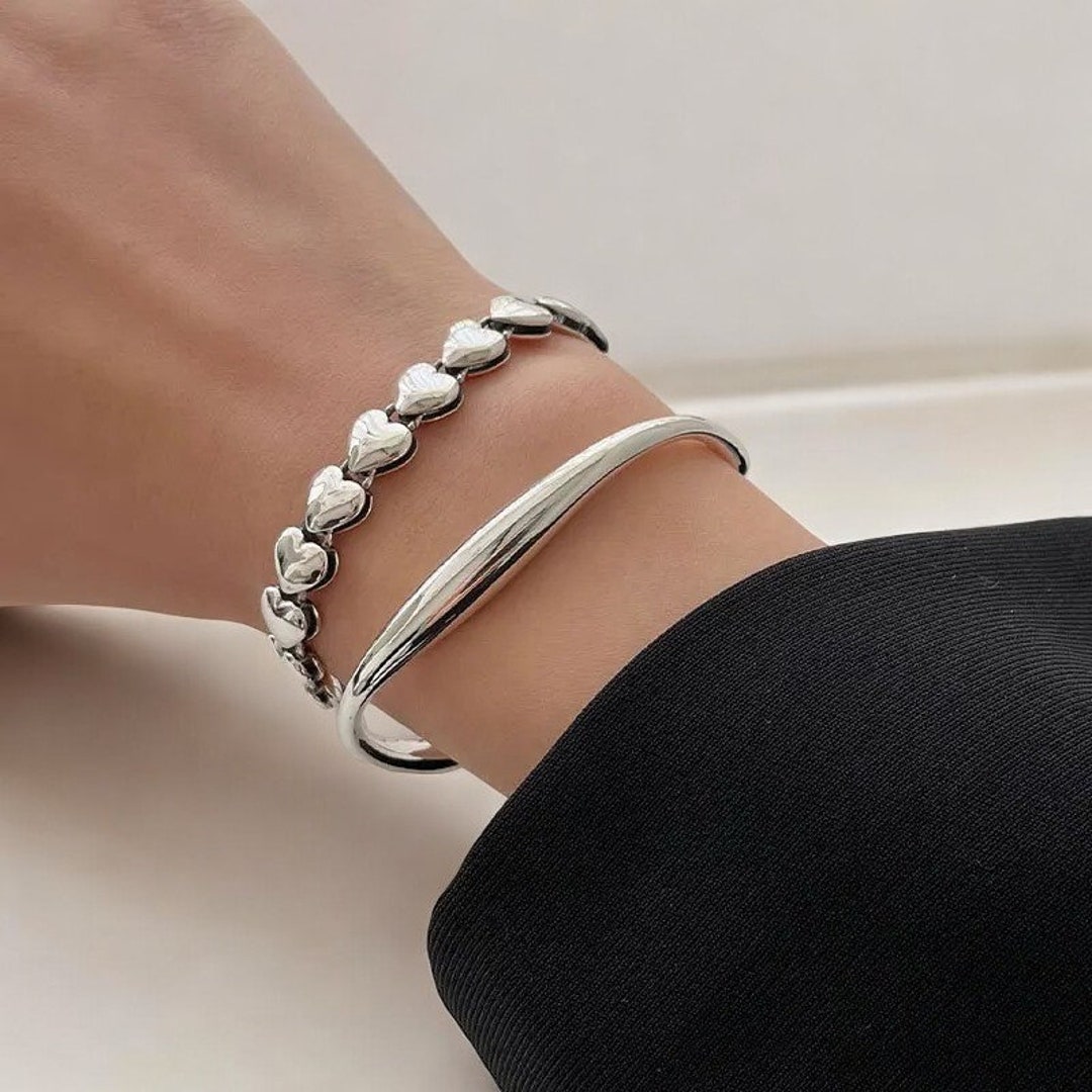 Chrome Hearts Bangle Double Dog Chrome Hearts Bracelet Chrome