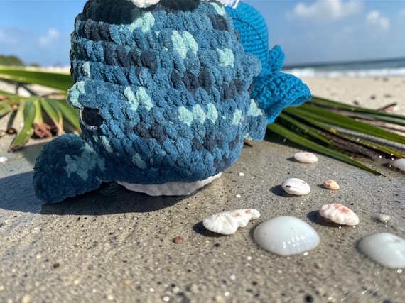 Handmade Crochet Whale Plush