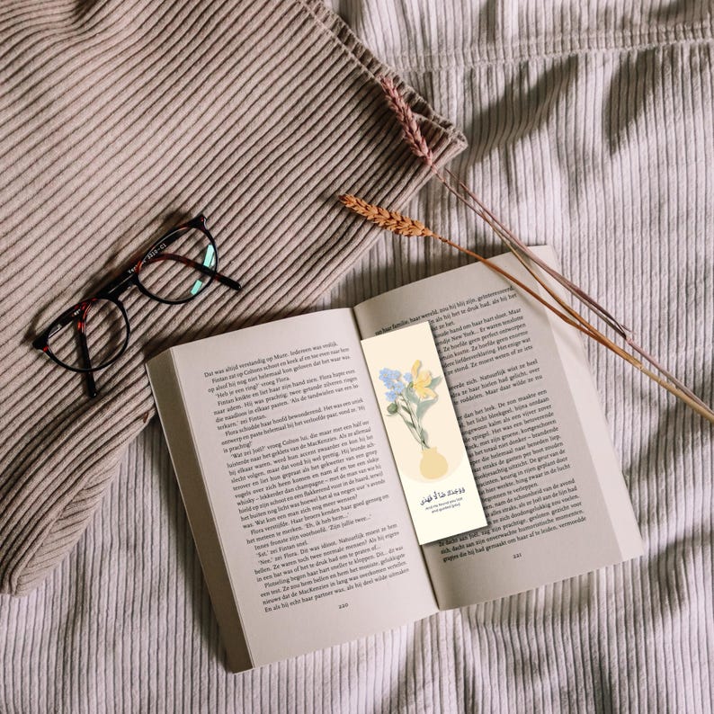 Mock up Islamic Bookmark, so beautiful