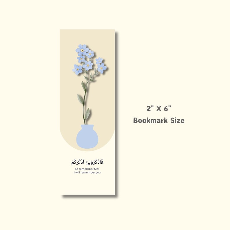 2" x 6" Bookmark Size