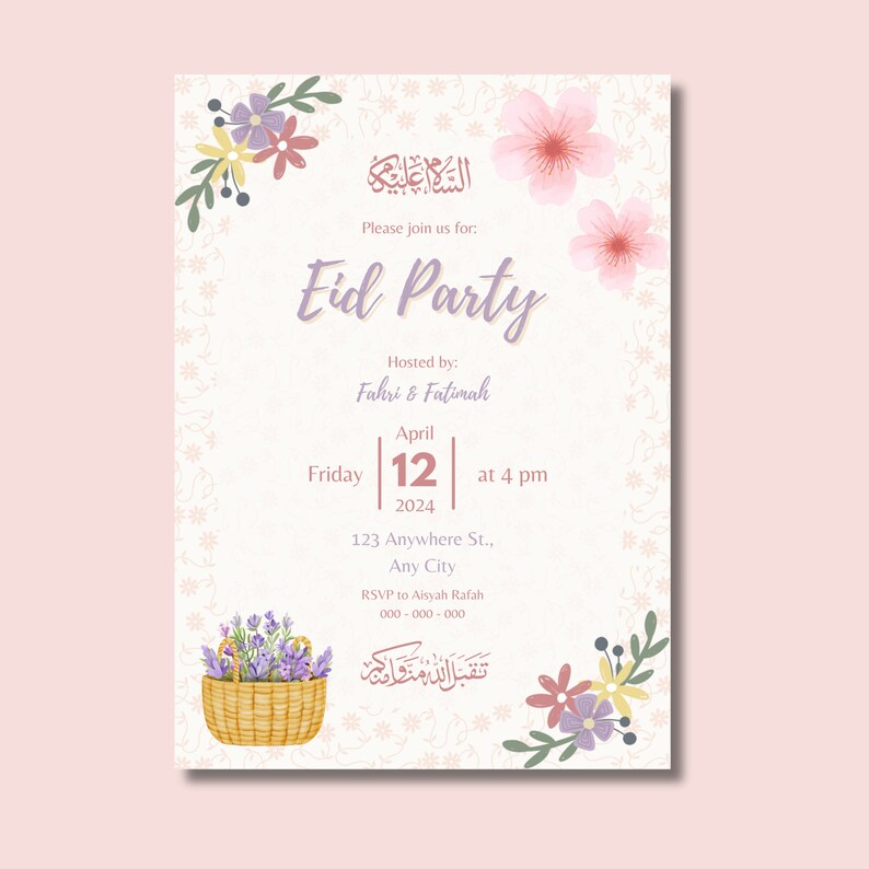 Pink Floral Digital