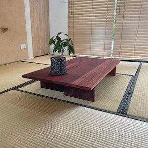 Japanese inspired floor table