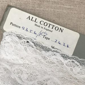 Renda de algodão inglês, apliques de renda, branco, renda fina, algodão puro