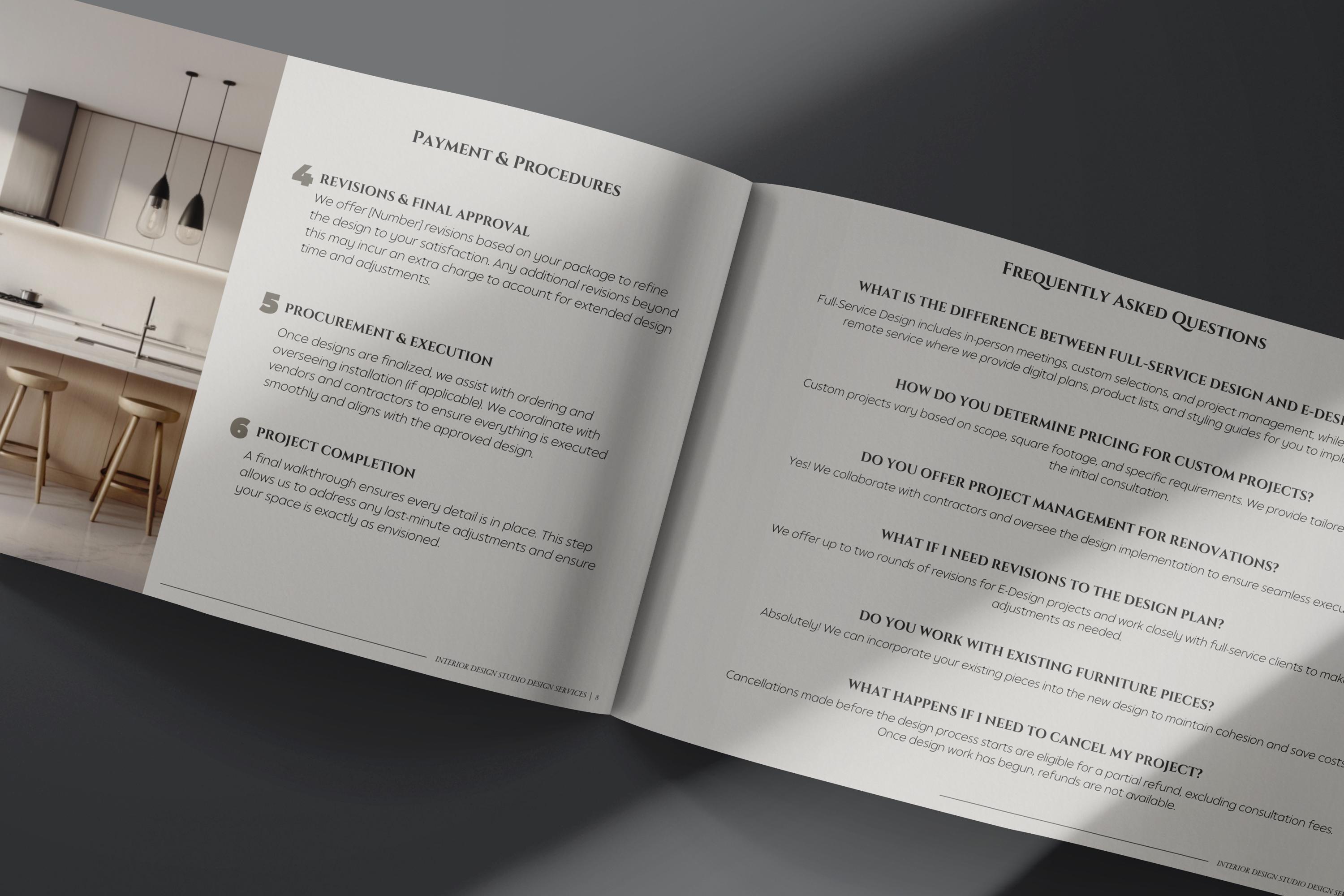 Interior Design Services and Pricing Guide, E-design Service, Client ...