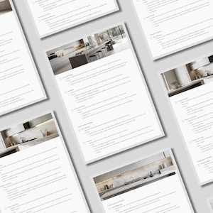 Interior Designer Checklist Kitchen Renovation Project Template ...