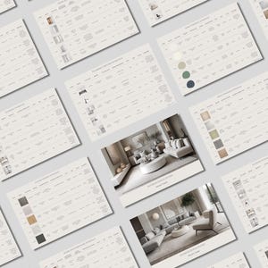 Interior Design FF&E Schedule Template, Furniture and Finishes Schedule ...