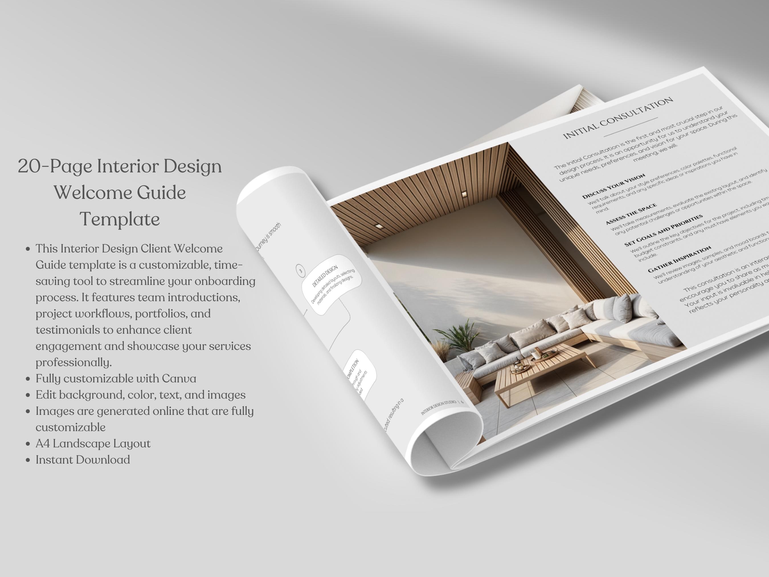Interior Designer Client Contract, Invoice, Welcome Guide, and FF&E ...