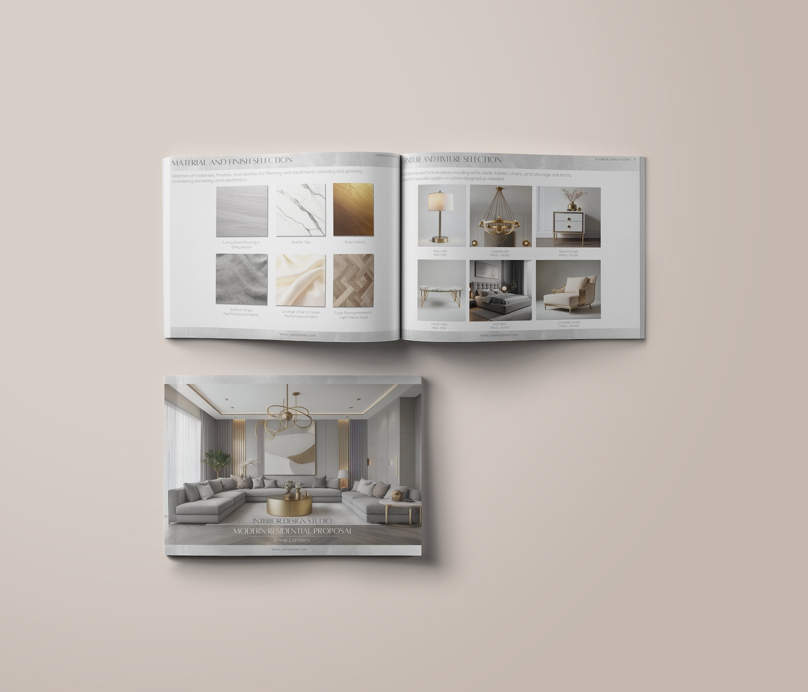 Modern Interior Design Project Proposal Template Design Project ...