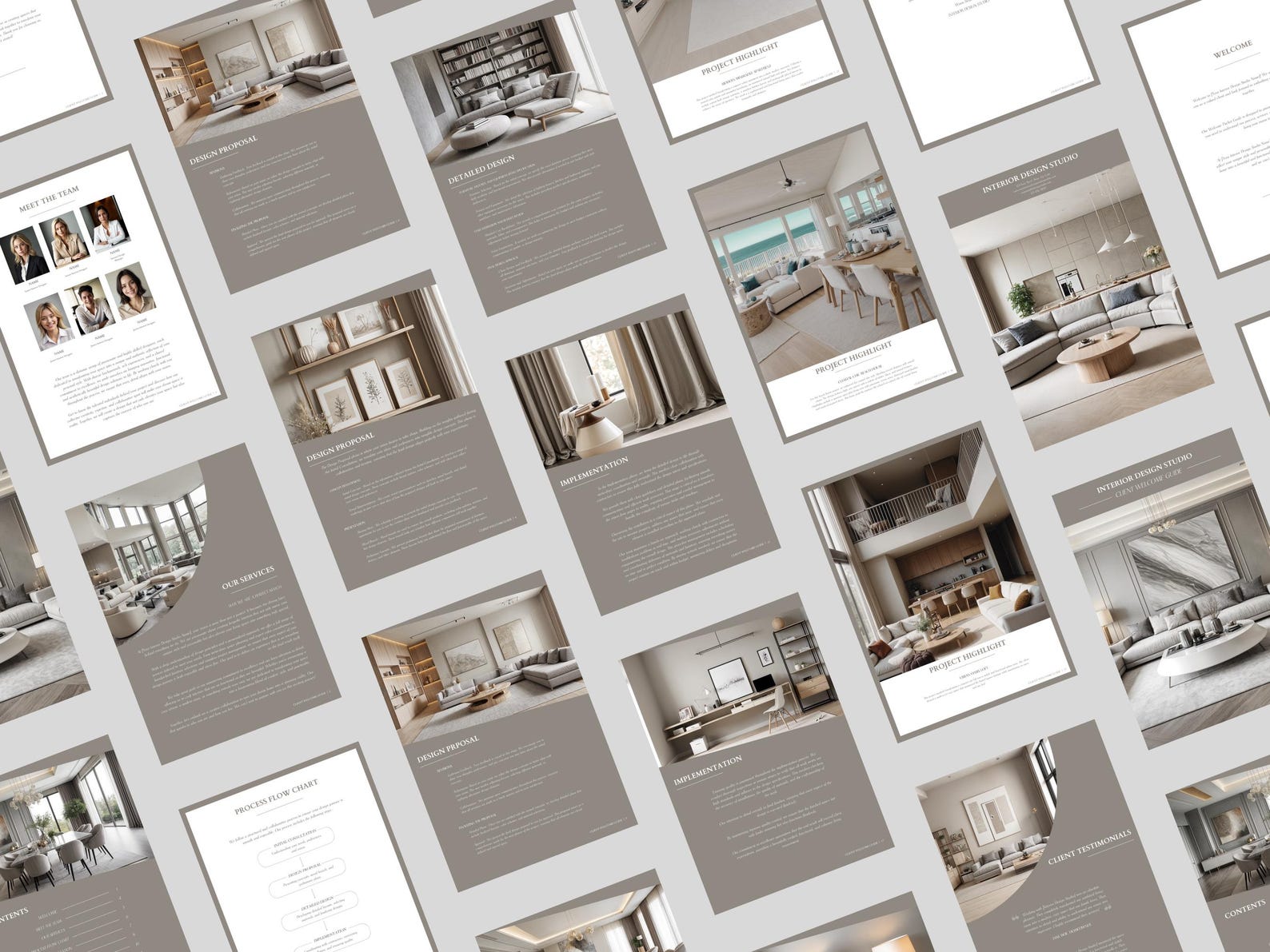 Interior Design Client Welcome Guide Template, Interior Design Studio ...